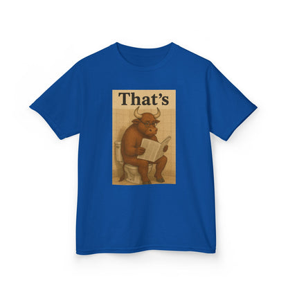 Bull Market Bathroom Break - Funny Kids Tee