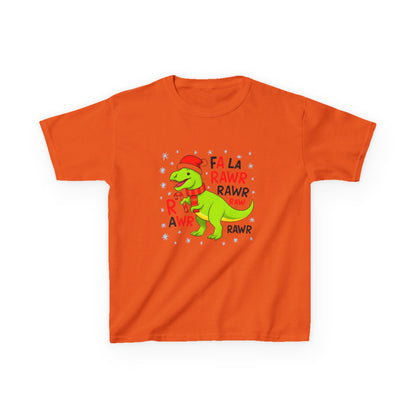 Holiday Dinosaur Kids Tee, Christmas Shirt, Fun Dinosaur T-Shirt, Kids Party Outfit, Cute Graphic Tee, Gift for Kids