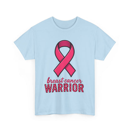 Breast Cancer Warrior Pink Ribbon Tee