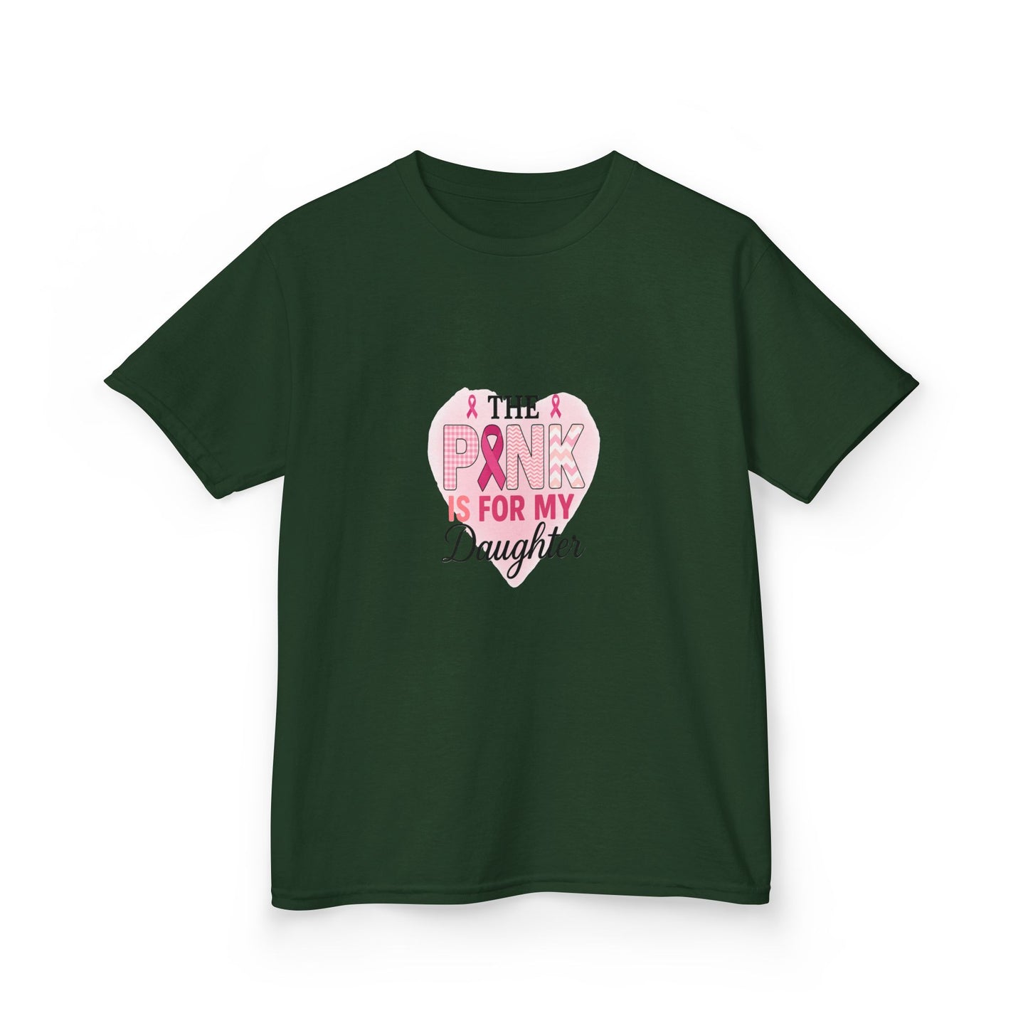 Pink Dinosaur Daughter Tee - Breast Cancer Awareness