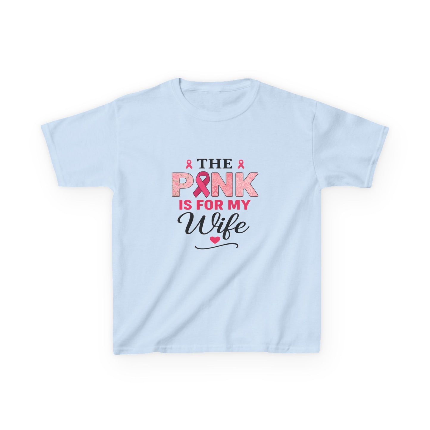 Pink Ribbon Wife Support Tee - Breast Cancer Awareness