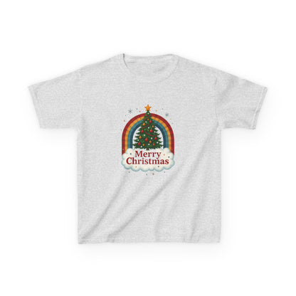 Merry Christmas Dinosaur Tee - Kids Holiday Shirt