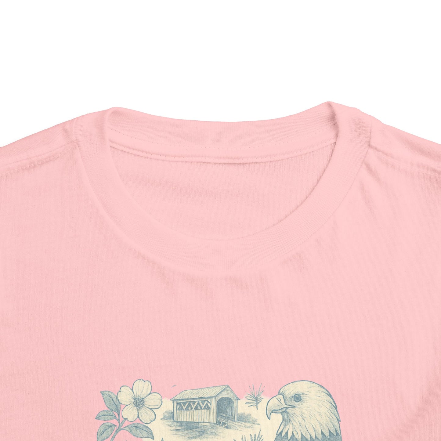 Toddler Tee - NC Landmarks Vintage First in Flight Design