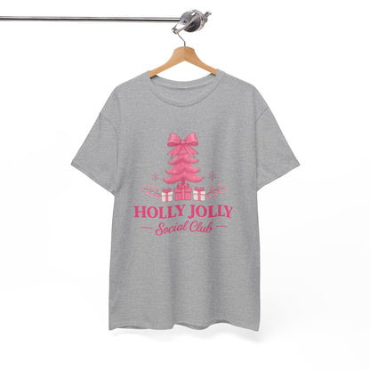 Holly Jolly Pink Tree Tee