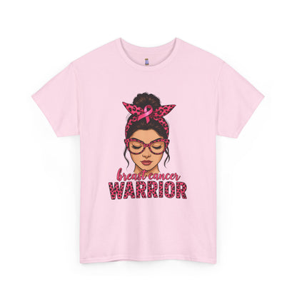 Breast Cancer Warrior Tee, Inspirational T-Shirt for Survivors, Supportive Gift for Cancer Awareness Events, Unisex Cotton Top, [...]