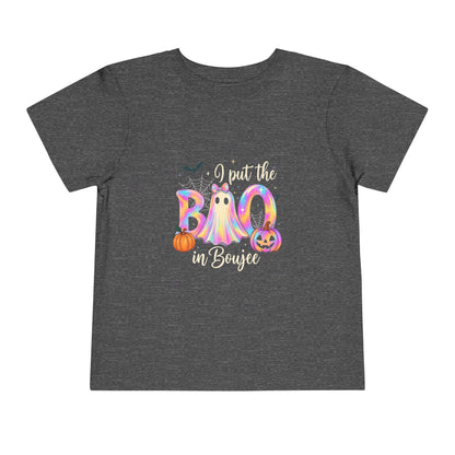 Boo-jee Halloween Toddler Tee - Pastel Rainbow