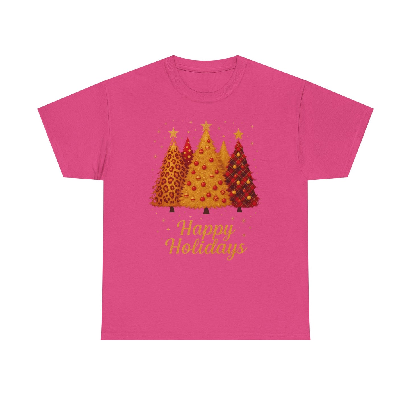 Happy Holidays Christmas Trees Tee