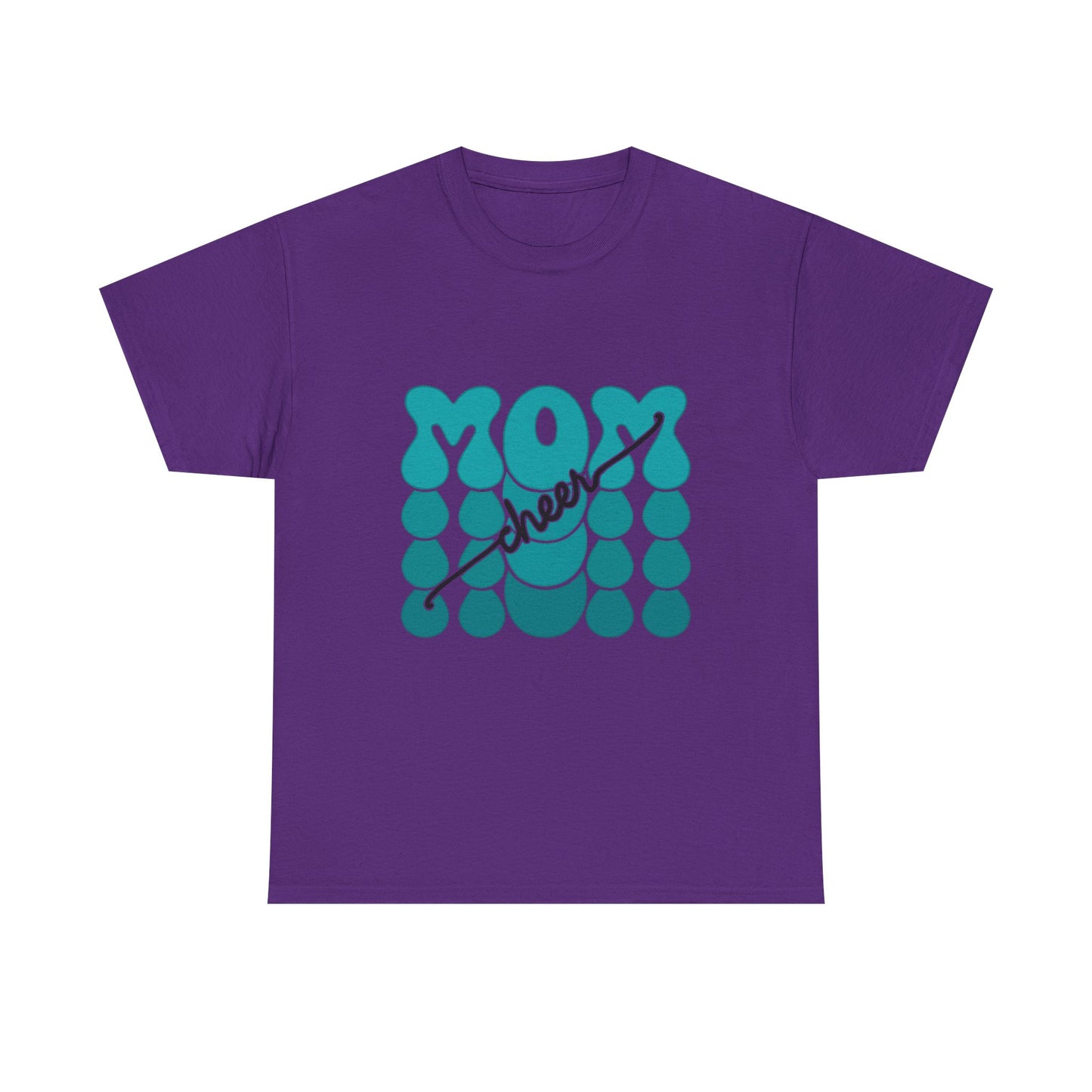 MOM Cheer – Turquoise Spirit Tee
