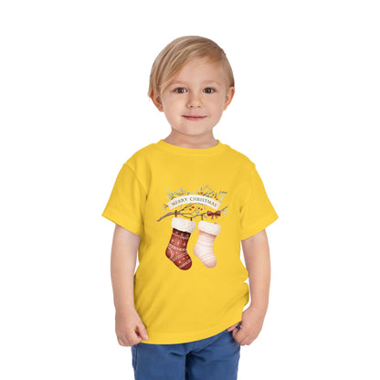 Toddler Christmas Tee with Festive Stockings, Holiday Shirt, Kids Christmas Outfit, Merry Christmas Top, Toddler Holiday Apparel, Gift [...]