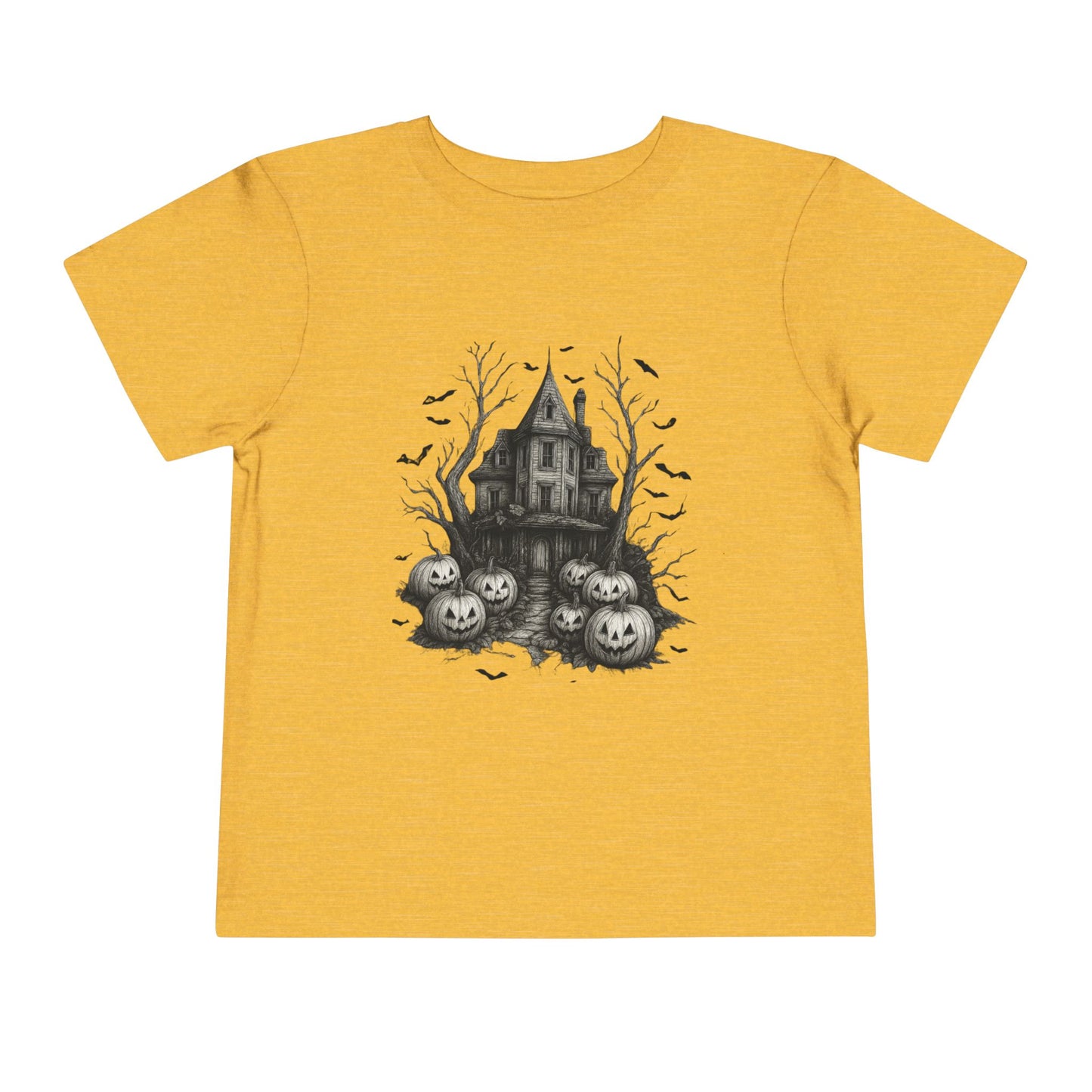 Spooky Halloween House Toddler Christmas Tee