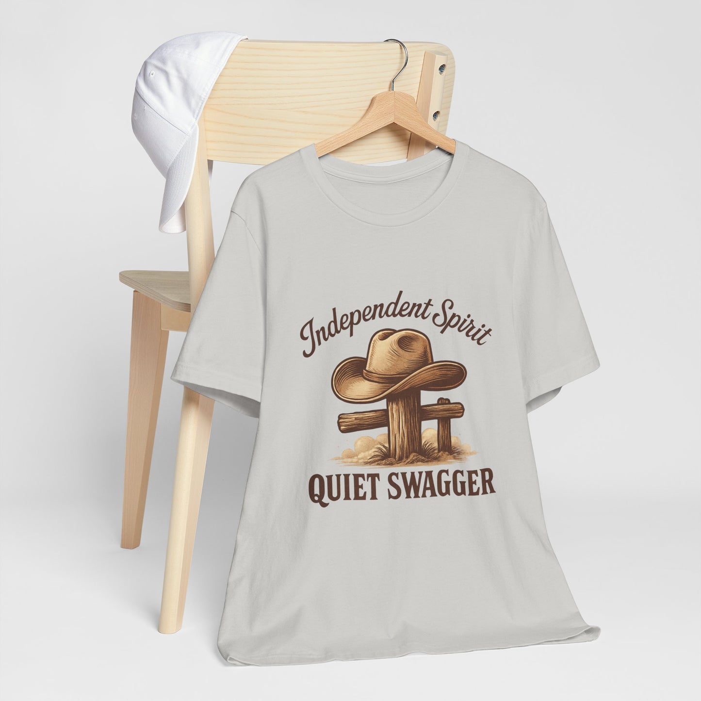 Quiet Swagger Cowboy Tee — Independent Spirit Western T-Shirt
