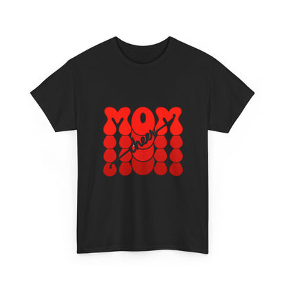 Retro Mom Cheer Tee – Bold Support & Spirit Shirt