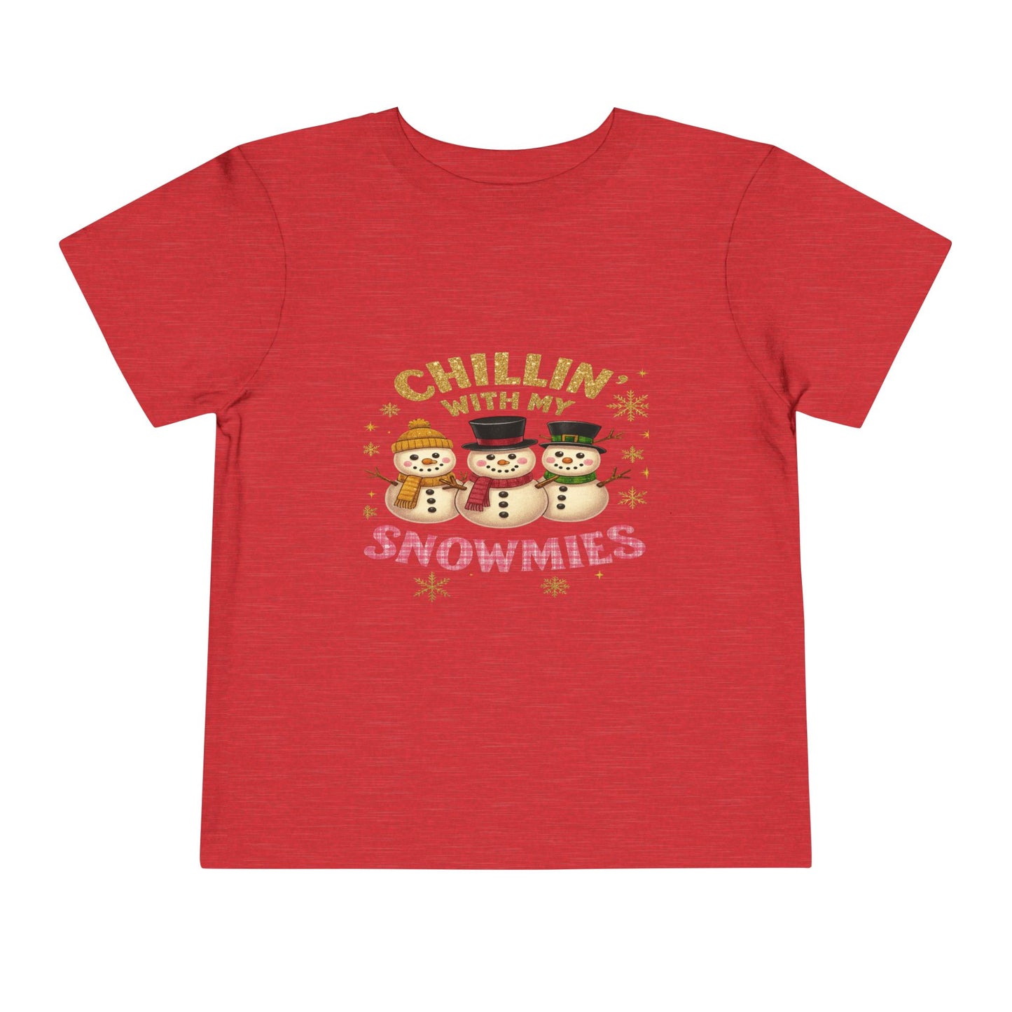 Chillin' with Snowmies Toddler Christmas Tee