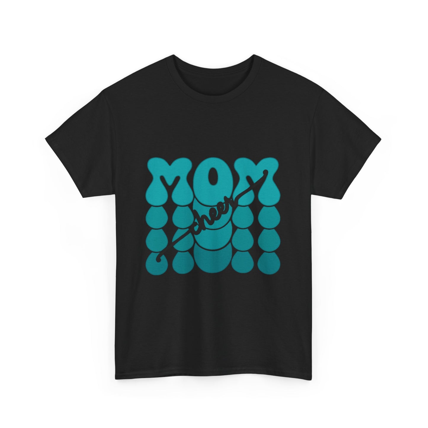 MOM Cheer – Turquoise Spirit Tee