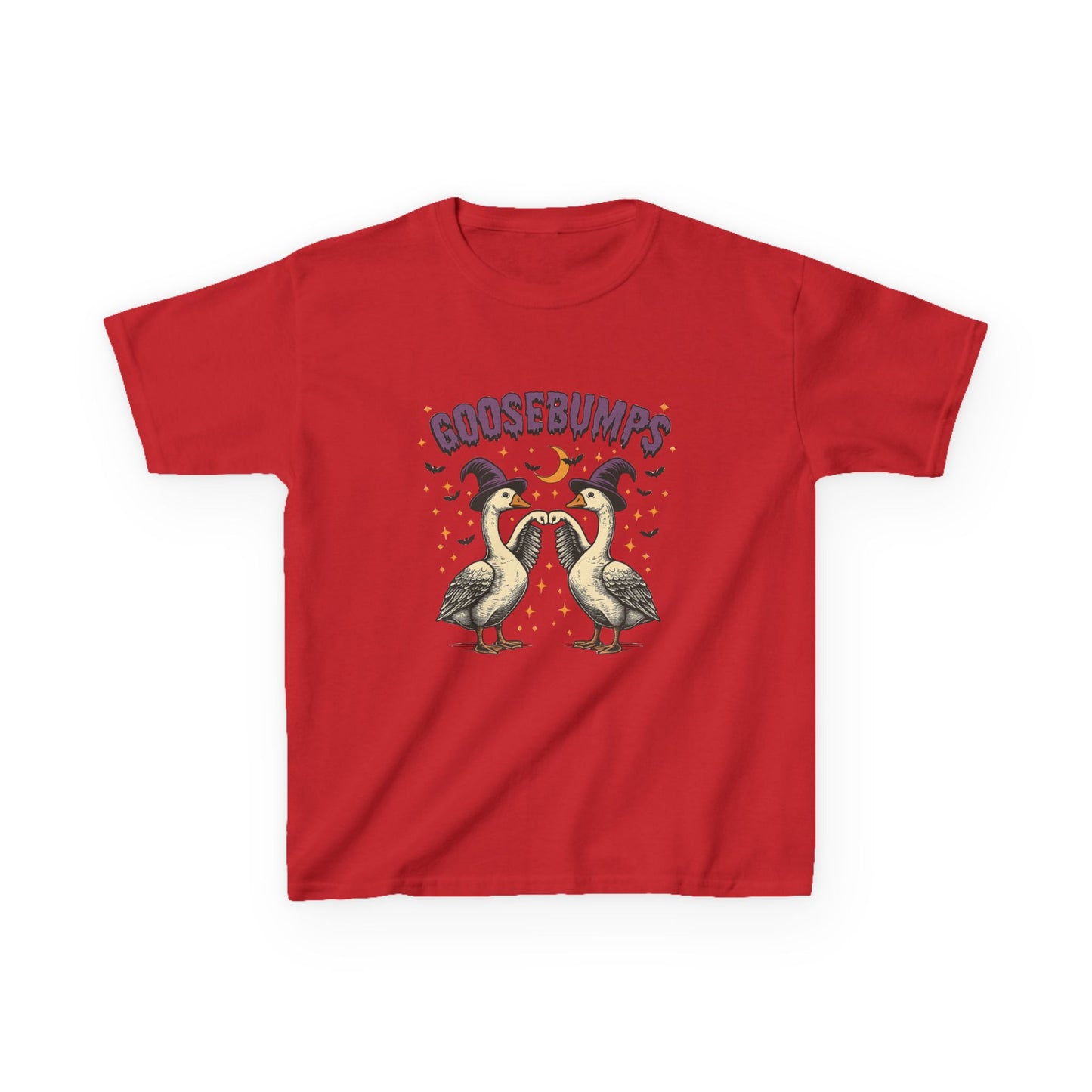 Goosebumps Halloween Kids Tee - Spooky Goose Graphic
