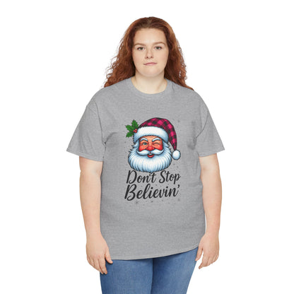 Santa Believin' Pink Holiday Tee