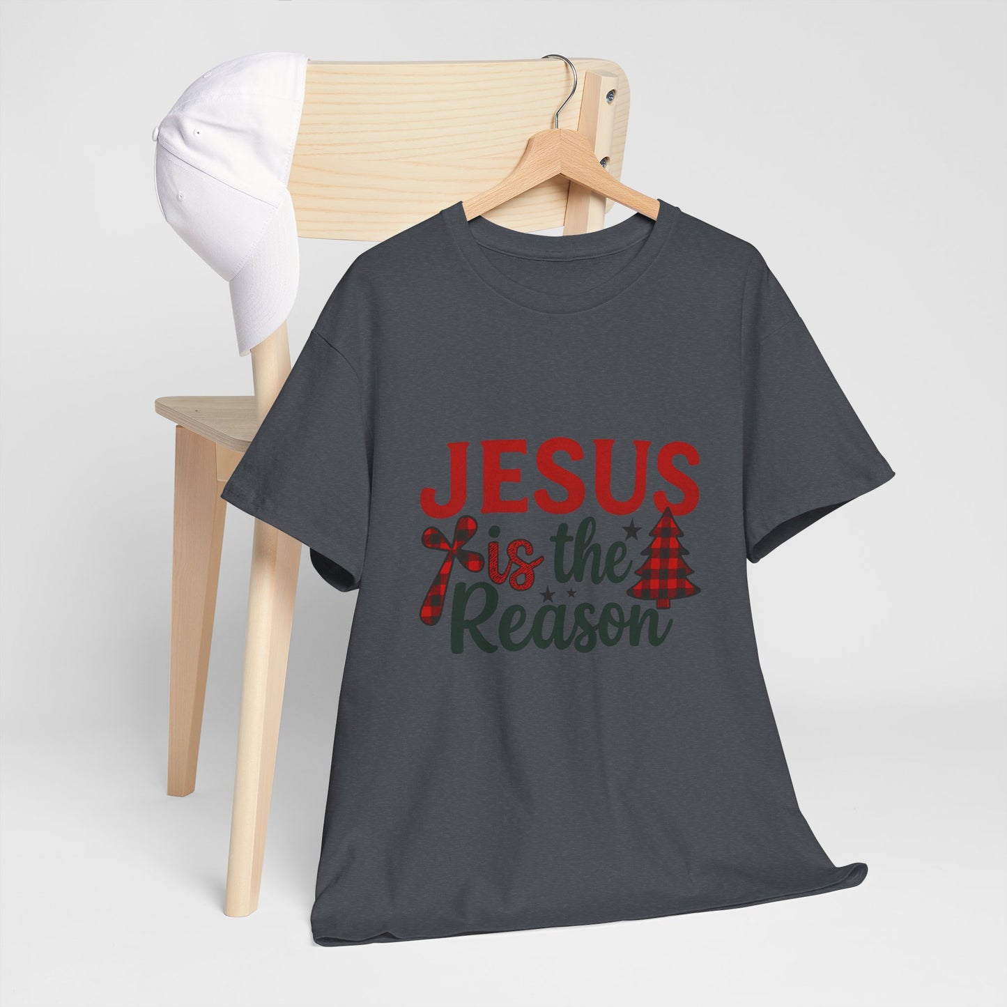 Jesus is the Reason Christmas Tee - Faith-Based Holiday Gift