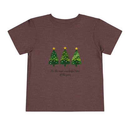 Watercolor Christmas Trees Toddler Tee
