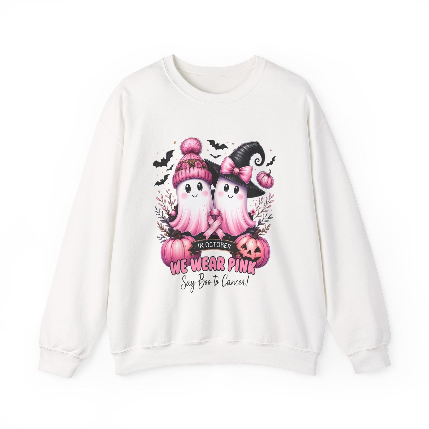 Boo-tiful Breast Cancer Awareness Halloween Crewneck