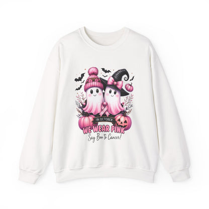 Boo-tiful Breast Cancer Awareness Halloween Crewneck