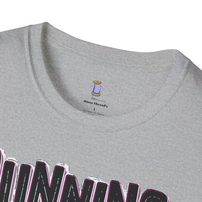 Running on a Prayer T-Shirt, Unisex Graphic Tee, Fun Casual Wear, Gift for Friends, Everyday Style, Faith-Inspired Apparel