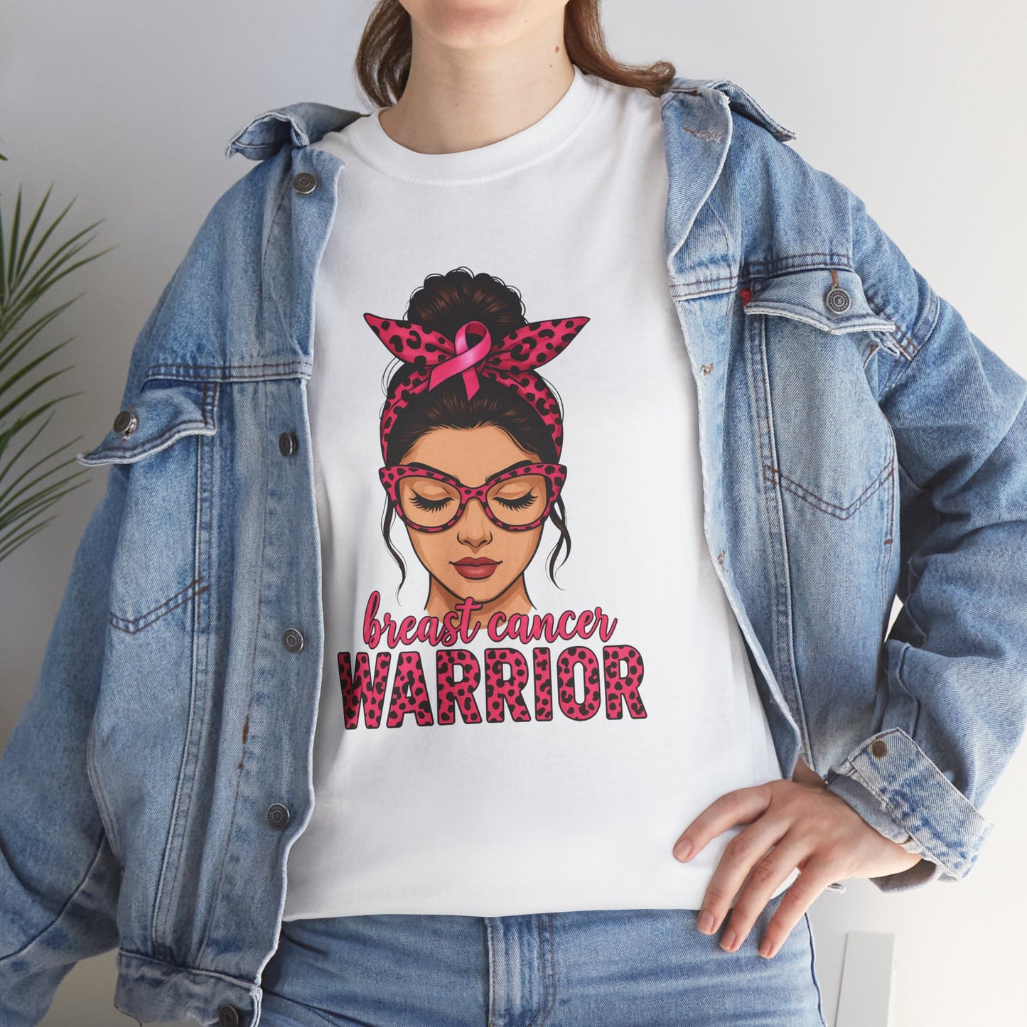 Breast Cancer Warrior Tee, Inspirational T-Shirt for Survivors, Supportive Gift for Cancer Awareness Events, Unisex Cotton Top, [...]
