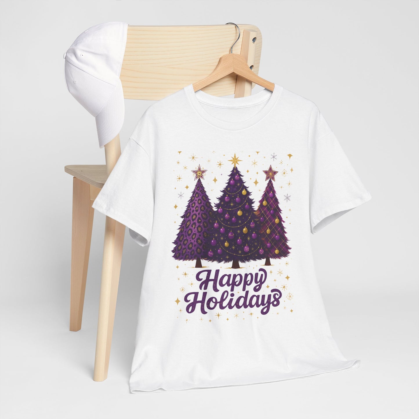 Christmas Tree Unisex Tee - Happy Holidays Design