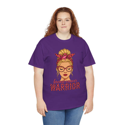 Camiseta de guerrera contra el cáncer de mama - Apoyo del lazo rosa