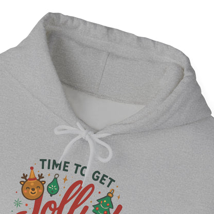Holiday 'Time to Get Jolly' Hoodie — Christmas Sweatshirt