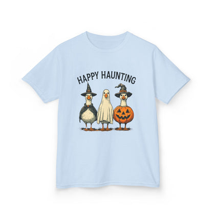 Happy Haunting Goose Halloween Kids Tee