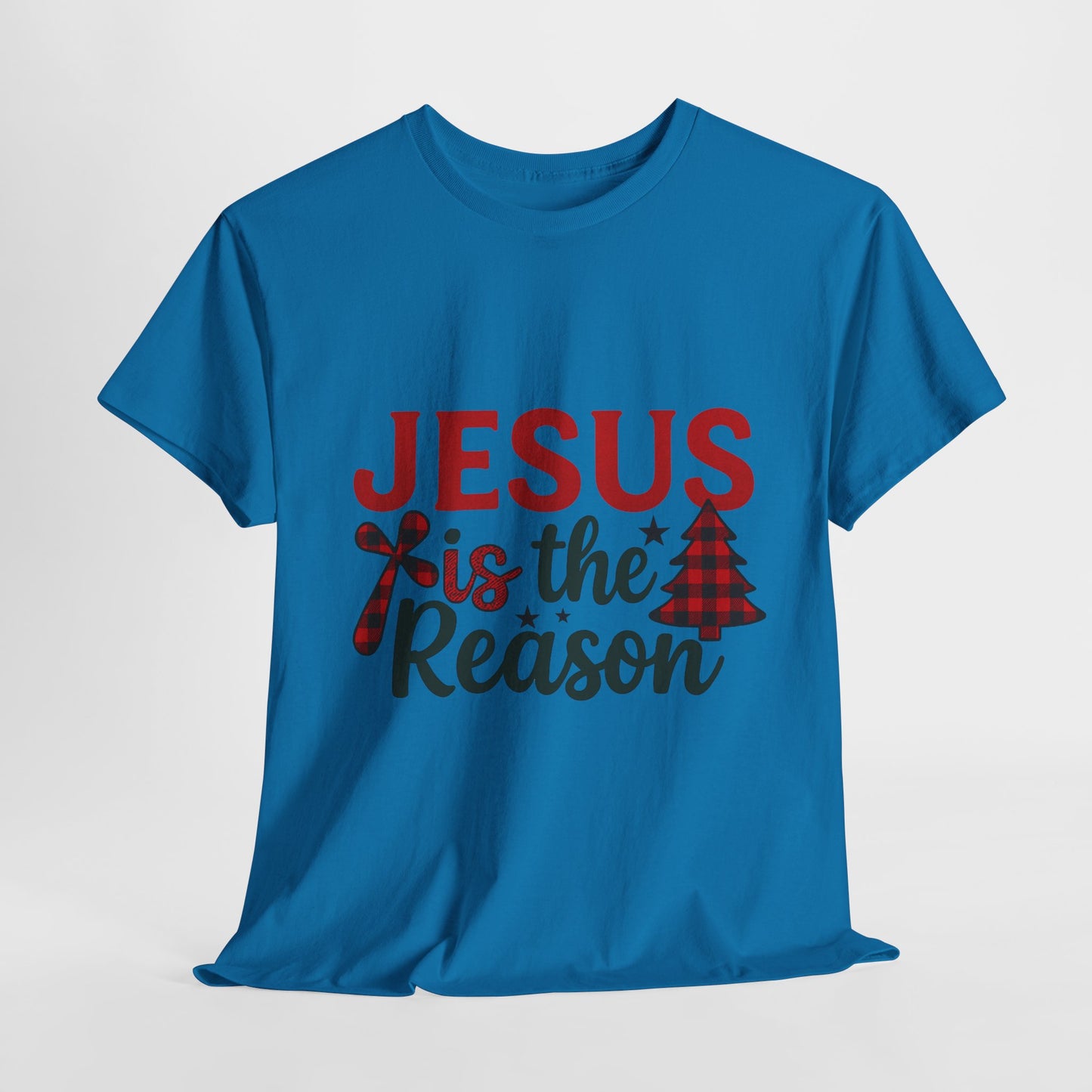 Jesus is the Reason Christmas Tee - Faith-Based Holiday Gift