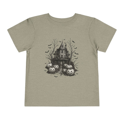 Spooky Halloween House Toddler Christmas Tee