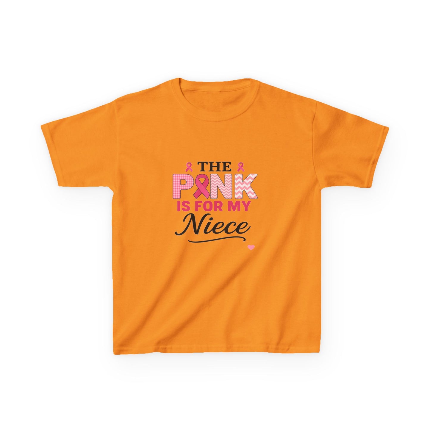 Pink Ribbon Niece Christmas Dino Tee
