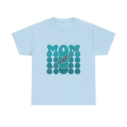MOM Cheer – Turquoise Spirit Tee