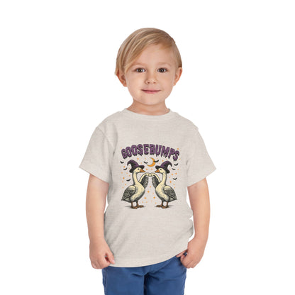 Goosebumps Halloween Toddler Tee - Funny Spooky Xmas