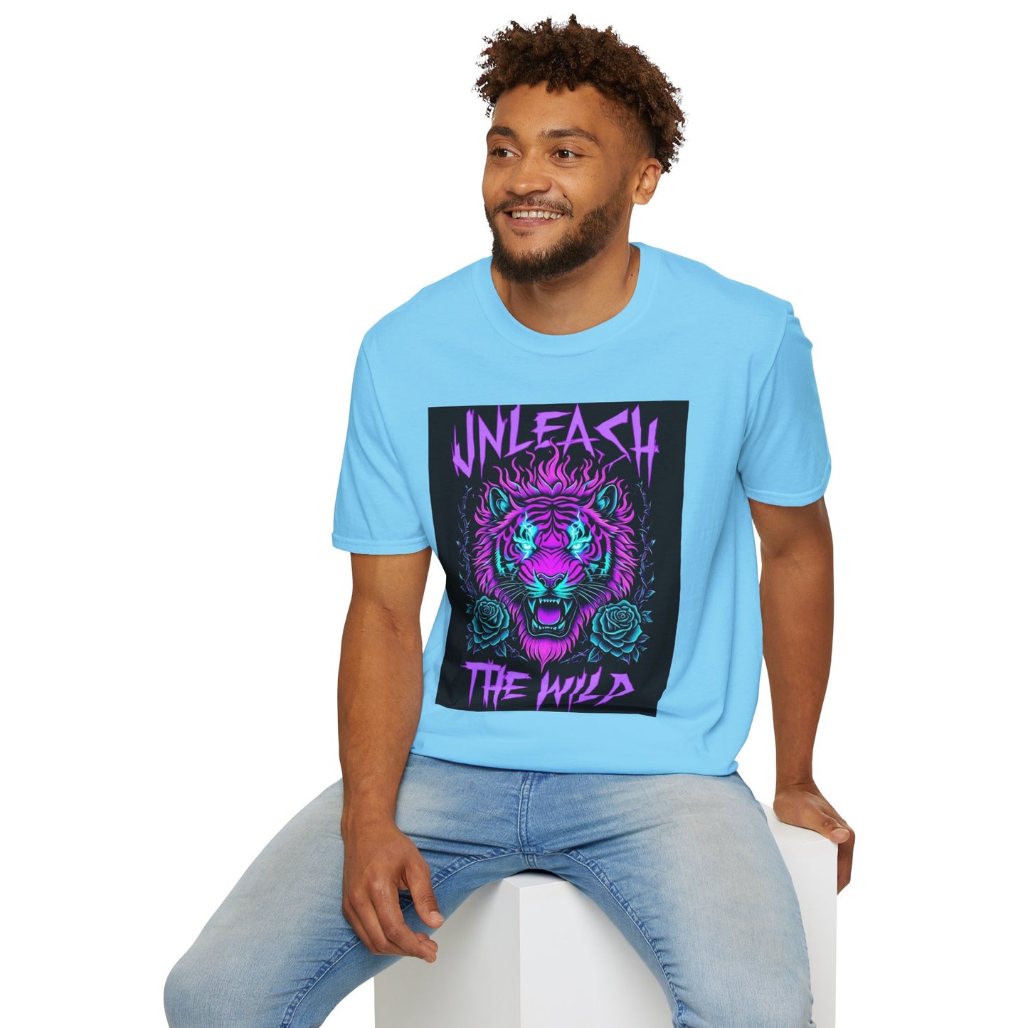 Unleash the Wild Graphic Tee | Cool Graphic Shirt, Unisex T-Shirt, Animal Lover Gift, Nature-Inspired Fashion, Festival Wear