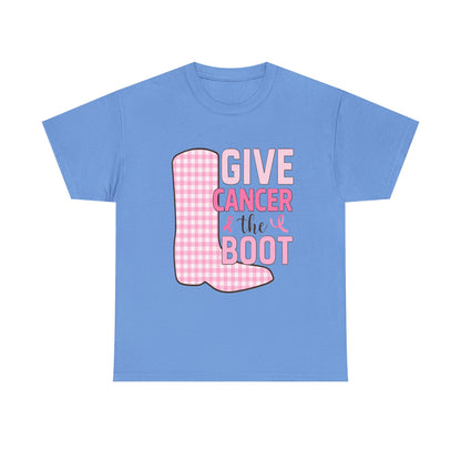 Give Cancer the Boot - Breast Cancer Awareness Tee