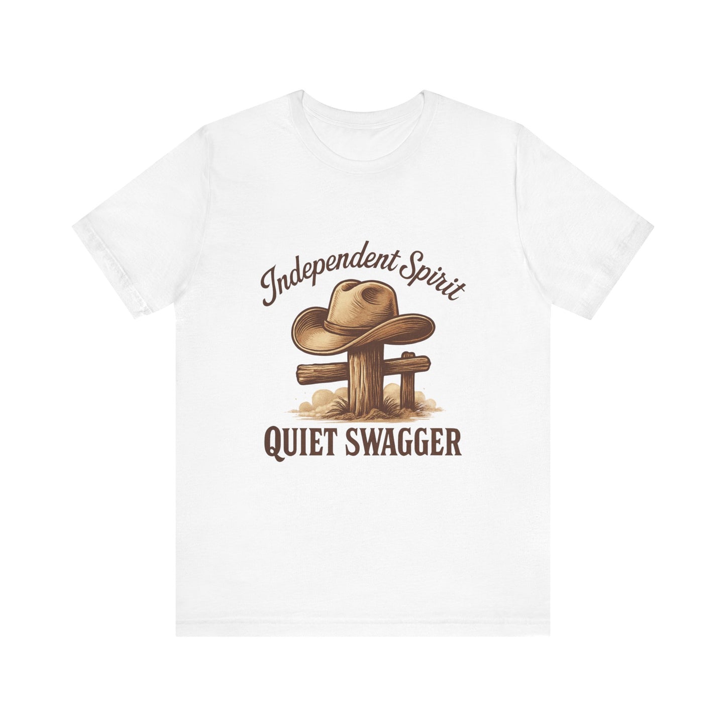 Quiet Swagger Cowboy Tee — Independent Spirit Western T-Shirt
