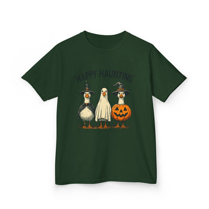 Happy Haunting Goose Halloween Kids Tee