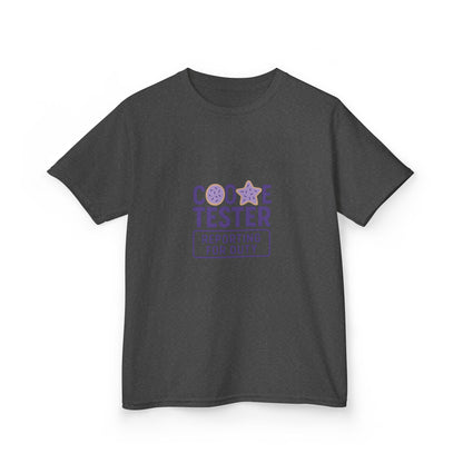 Cookie Tester Dinosaur Kids Christmas Tee