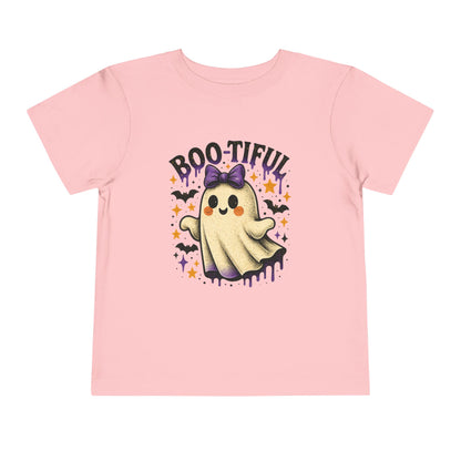 Boo-tiful Ghost Halloween Toddler Tee