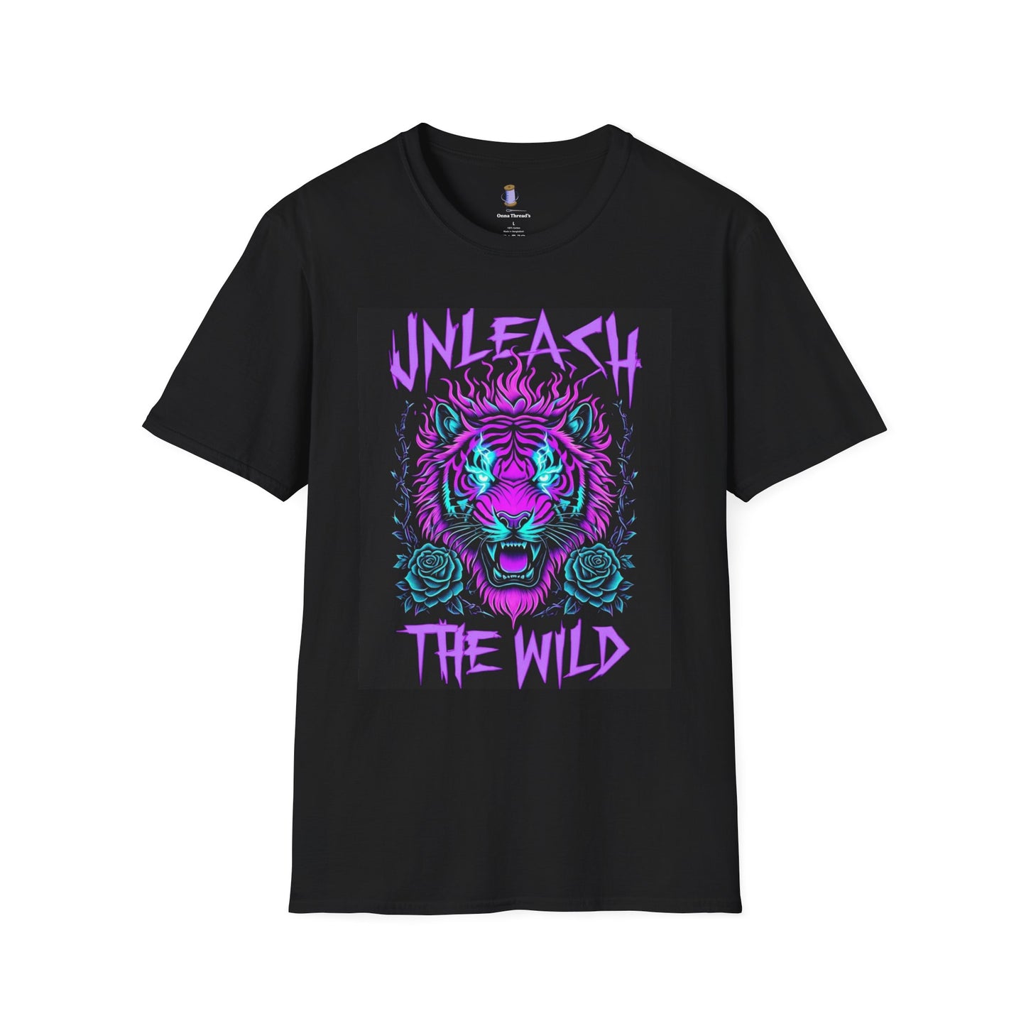 Unleash the Wild Graphic Tee | Cool Graphic Shirt, Unisex T-Shirt, Animal Lover Gift, Nature-Inspired Fashion, Festival Wear