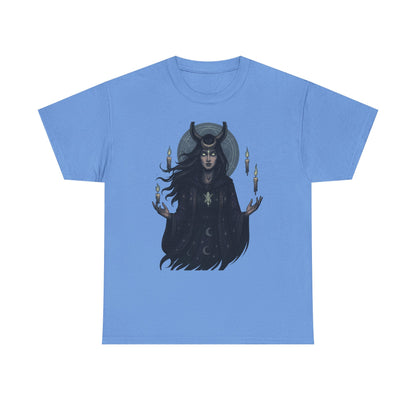 Moonlit Sorceress – Enchanted Candlelight Tee