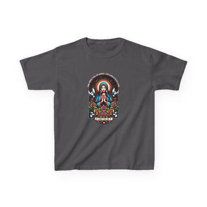 Virgin Mary Graphic Tee - Christmas Kids Shirt