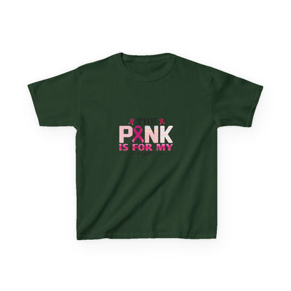 Pink Ribbon Mom Dinosaur Tee - Breast Cancer Awareness