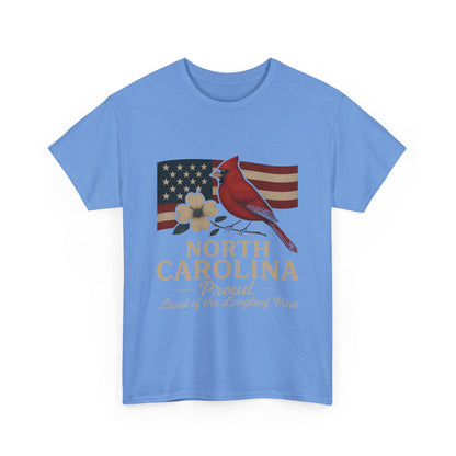 NC Pride: Cardinal, Dogwood & State Flag Tee