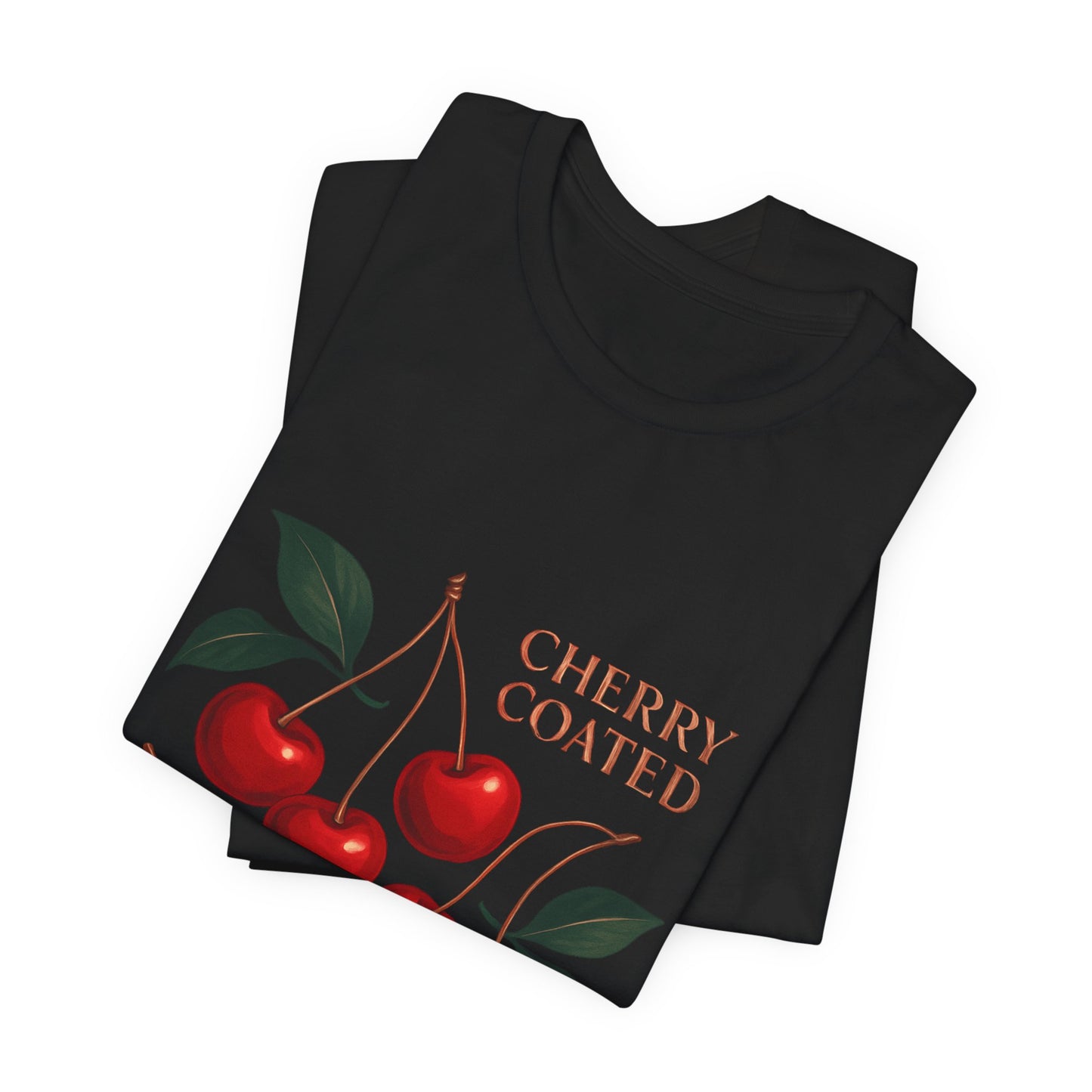 Cherry Coated Tee — Vintage Cherry Graphic T-Shirt