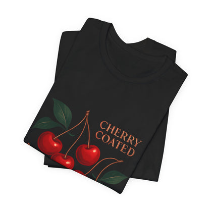 Cherry Coated Tee — Vintage Cherry Graphic T-Shirt
