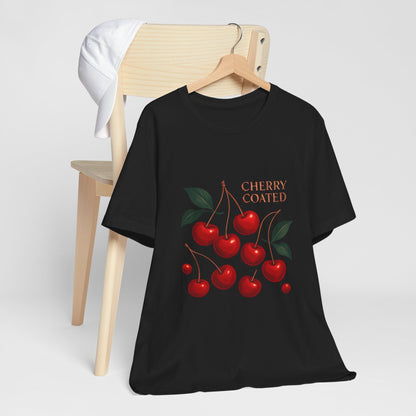 Cherry Coated Tee — Vintage Cherry Graphic T-Shirt