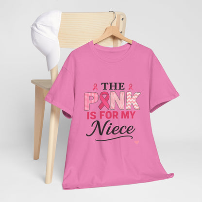 Pink Ribbon Niece Tee - Breast Cancer Awareness